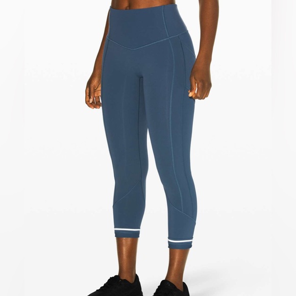 Lululemon All The Right Places Crop II *23" code blue - Picture 2 of 8